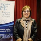Marina Pollán Santamaría, leonesa directora del ISCIII, antes de la presentación.