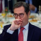 El presidente de CEOE, Antonio Garamendi asiste a un desayuno informativo organizado por el Foro Nueva Economía.