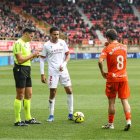 Mboula en uno de sus últimos partidos con una Cultural de la que separa su camino.