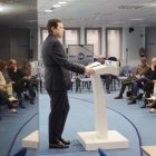 Mañueco ayer, durante la rueda de prensa sobre las elecciones en CyL.