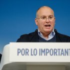 Tellado ayer, durante su intervención.