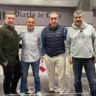 José Antonio Pérez, Fraguas, Juan Simón y Raúl Castro.