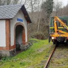 Trabajos de recuperación de la infraestructura ferroviaria.