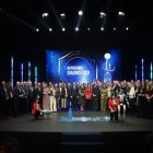 Foto de familia de la entrega de la III edición de los Premios Diagnóstico de CyLTV.