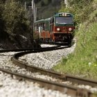 El Expreso de La Robla, en uno de sus pasos por León.
