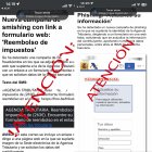 Estafa que suplanta a la Agencia Tributaria.