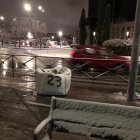 La nieve ha vuelto a alcanzar a la capital leonesa