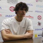 Casqueiro, el día que anunció su adiós al Ademar en enero de 2024.Laa próxima temporada volverá a vestir la misma camiseta.