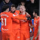 Óskarsson marcó el tercer gol de la Real Sociedad.