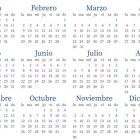 Calendario de 2026.