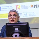 El leonés Eloy Revilla, director de Donaña, durante la presentación del informe.