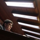 Paco Salazar, ayer en la comparecencia en el Senado.