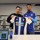 Jesús Fernández posa junto a Erik Morán