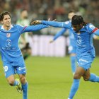 Ademola Lookman se estrenó como goleador en el Atlético de Madrid.