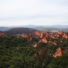 Vista panorámica de Las Médulas a finales de agosto.