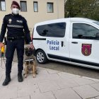 El cuidado del perro de la Policía Local de León necesita medidas específicas.