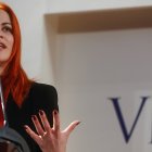 La astronauta leonesa Sara García Alonso, en una imagen de archivo, convertida en referente científico por su capacidad para inspirar a las nuevas generaciones con un mensaje claro: no tener miedo a soñar a lo grande.
