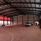 Interior tras el cerramiento de la actual pista deportiva.