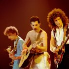 Queen durante un concierto.