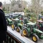 Imagen de archivo de una movilización de tractores. EFE/ José Manuel Vidal.