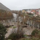 Estado de la confluencia de los ríos Sil y Boeza a su paso por Ponferrada .