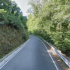 Carretera de acceso a Carracedo de Compludo.