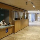 Vestíbulo del centro de salud de Pinilla.
