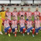 Formación inicial del Atlético Bembibre que se enfrentó al Unionistas de Salamanca B.