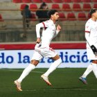 Homam debutó en el minuto 84 en el Cultural-Zaragoza.
