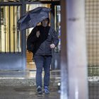 El exjefe de ETA, Garikoitz Aspiazu, Txeroki, a su salida este martes de la prisión.