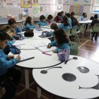 Una de las aulas del colegio Sagrado Corazón Jesuitas de León.