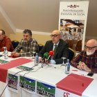 Leandro Hidalgo, David Marcello, Carlos González-Antón y Pedro Álvarez, este jueves.