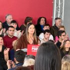 Nuria Rubio, durante su intervención en Ponferrada