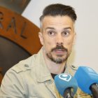 Rubén de la Barrera durante la presentación como nuevo entrenador de la Cultural.