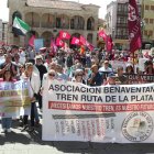 Manifestación en Zamora a favor de la Ruta de la Plata.