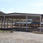 Estructura del pabellón cubierto de Riaño.