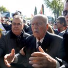 Fotografía de archivo del 24 de octubre de 2016 que muestra al teniente coronel de la Guardia Civil Antonio Tejero (c), en Madrid.