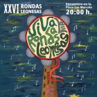 Cartel de las XXVI Rondas Leonesas, que se desarrollarán este sábado en la ciudad.