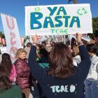 Imagen de archivo de una manifestación de la Plataforma Estatal de TCAE Unidos por el C1.