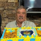 Hermógenes, presidente de la Peña Las Palmas de La Bañeza.
