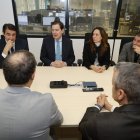 Mañueco visita León en el primer día de campaña.