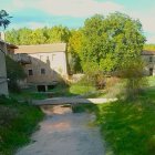 El río Porma a su paso por Santibáñez.