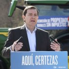 El candidato del Partido Popular de Castilla y León a la presidencia de la Junta de Castilla y León.