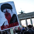 Imagen de una de las manifestaciones en Berlín a favor de la intervención.