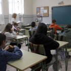 Alumnos de Primaria durante una clase.
