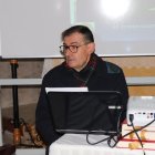 Siro Sanz historiador en la chalardel IBO.