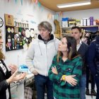 Martínez, Rubio y Cendón, en el Fab Lab de San Andrés.