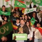 Santiago Abascal, en el mitin de Ponferrada.