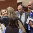 La candidata popular a la reelección como presidenta de la Junta de Extremadura, María Guardiola.