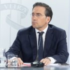 El ministro de Asuntos Exteriores, José Manuel Albares, durante una rueda de prensa tras el Consejo de Ministros.